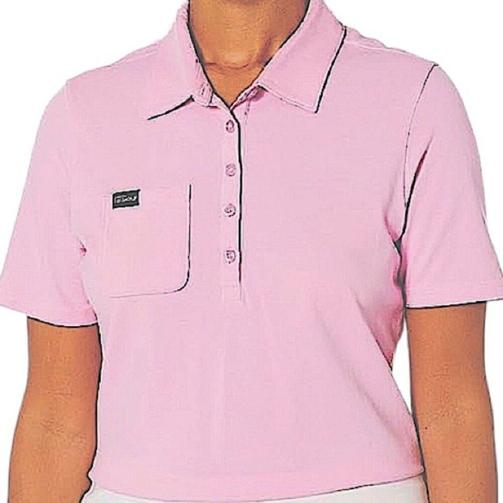 Skechers Womens Size Small New Performance Polo Go Golf Shirt Preppy Pocket